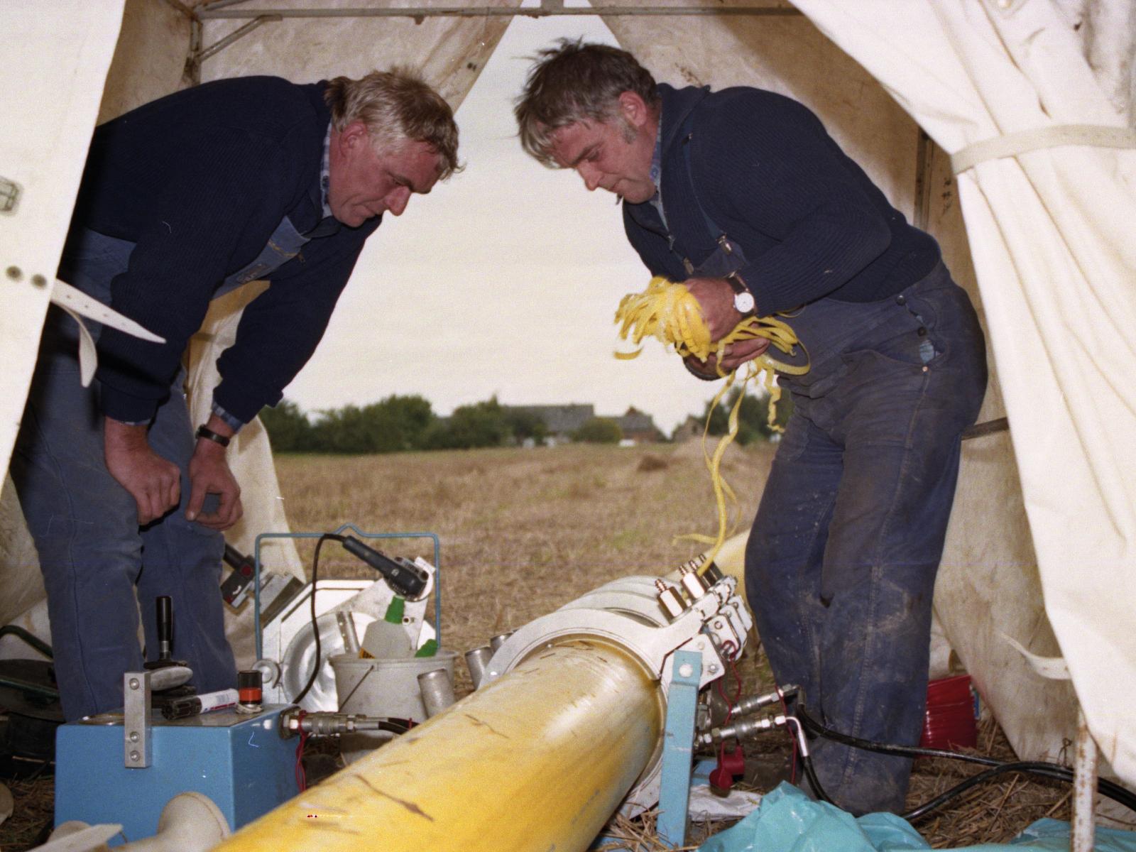 1992 - Umstellung auf Erdgas und Erweiterung des Versorgungsnetzes