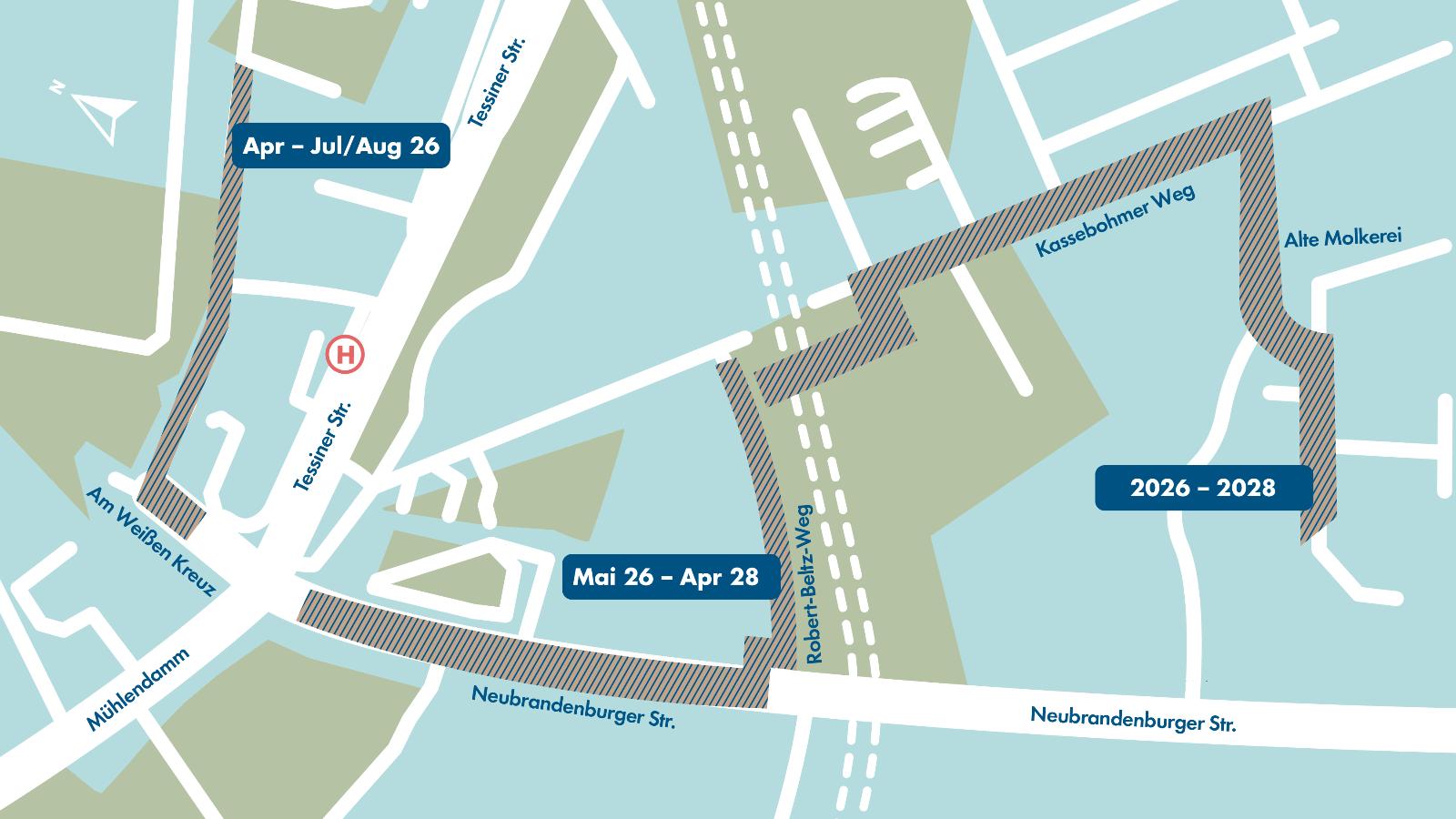 Weitere Bauabschnitte in Brinckmansdorf ab Mai 2026