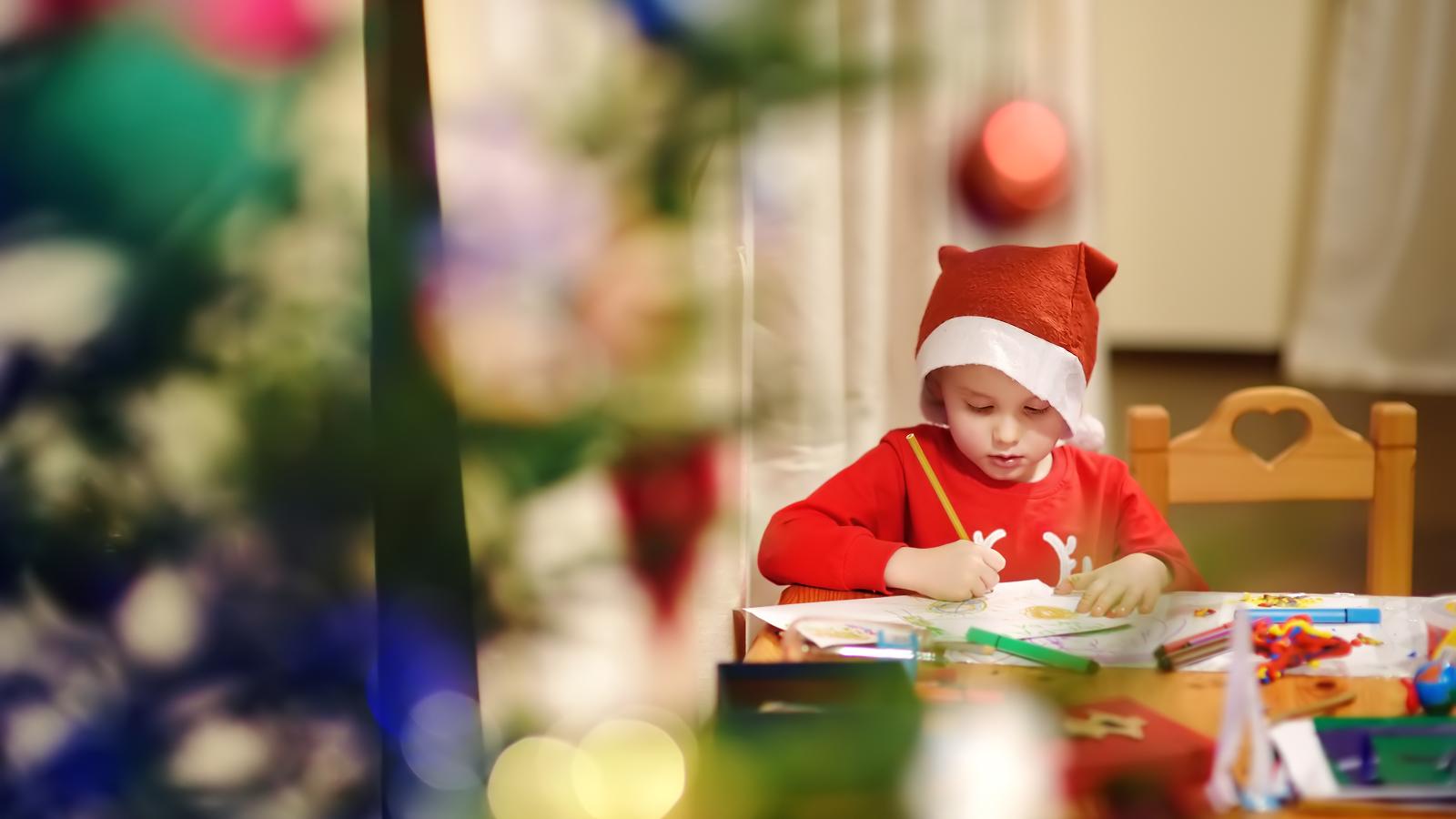 Malen für Weihnachten. 