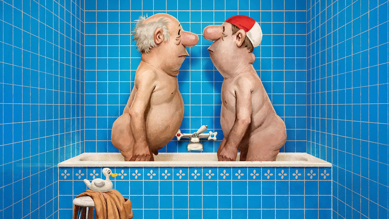 Karikatur-Darstellung Loriot | www.samson-illustration.de
