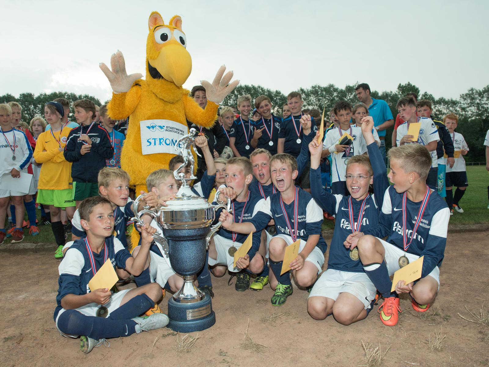 Das Gewinnerteam des FSV Kritzmow. Foto: Margit Wild