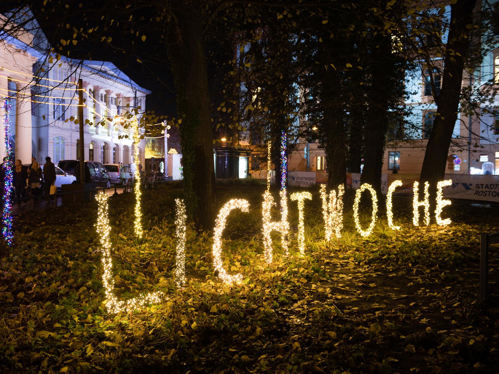 Schriftzug Lichtwoche 2018