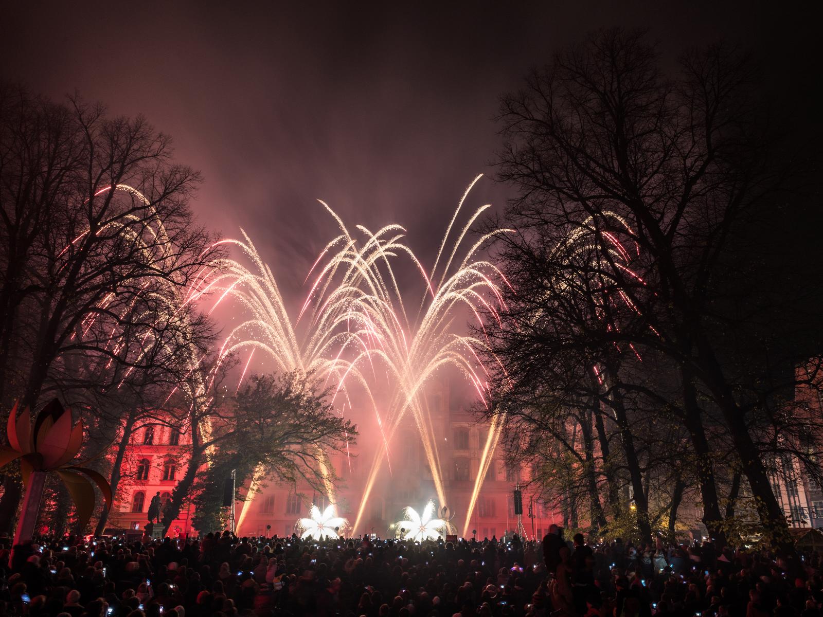 Der Höhepunkt des Abends und gelungener Abschluss der Lichtwoche