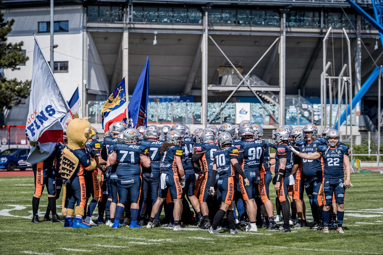 Das Team der Rostock Griffins